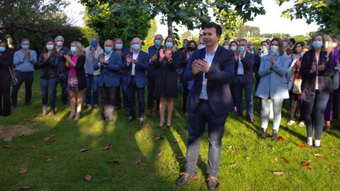 Gonzalo Caballero, en la presentación de la candidatura de Lugo