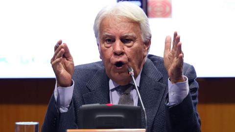 El expresidente del Gobierno Felipe Gonzlez, en una imagen de archivo.