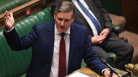 El líder laborista keir Starmer