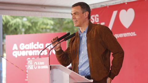 Mitin de Pedro Sánchez en Ourense