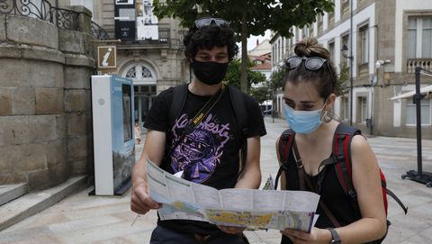 Miren Urmeneta y David López, de Pamplona