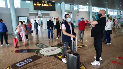 El 1 de julio llegaba a Peinador el primer vuelo comercial tras mucho tiempo, procedente de Canarias