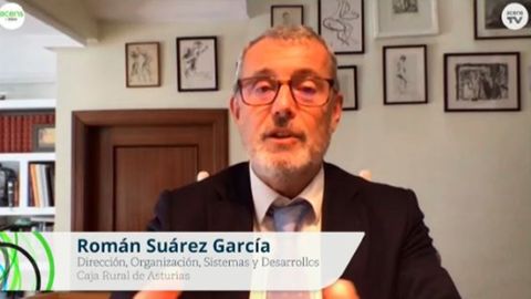 El director de Organización Sistemas y Desarrollos Caja Rural de Asturias, Román Suárez García