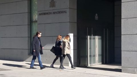 Pablo Iglesias, en 2016, a su llegada a la Audiencia Nacional donde fue citado en calidad de testigo