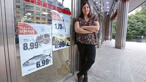 La asturiana Elena González lleva diez años afincada en Pontevedra