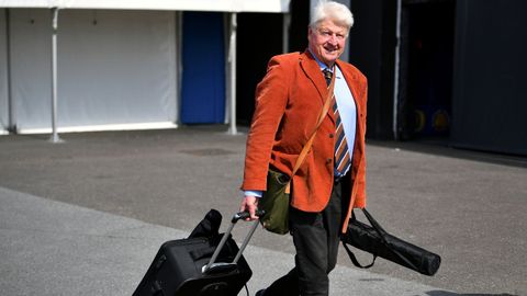 Stanley Johnson, padre de Boris Johnson, en el congreso del Partido Conservador celebrado en junio del 2019