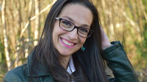 A escritora María Canosa