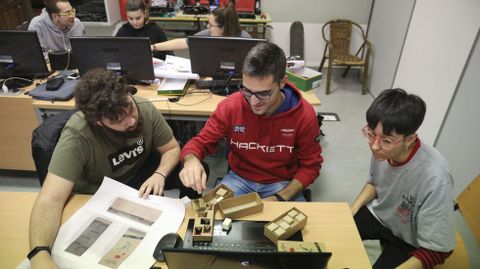 Imagen de archivo del pasado febrero en la escuela de diseño Mestre Mateo de Santiago, en la especialidad de diseño de producto
