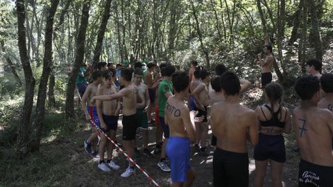 Jornada de diversión y deporte en el campamento Sporty, en Allariz