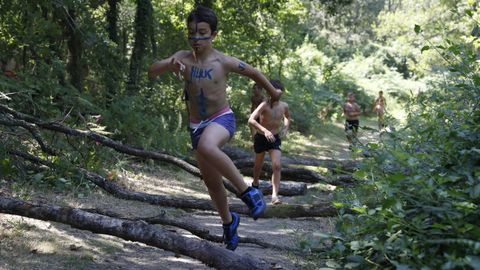 Jornada de diversión y deporte en el campamento Sporty, en Allariz