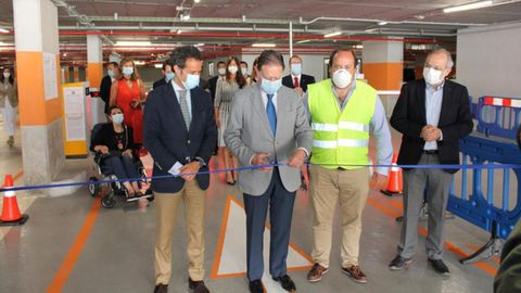 Inauguración del parking de El Vasco