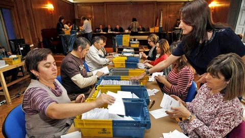 Recuento del voto emigrante en las elecciones del 2012