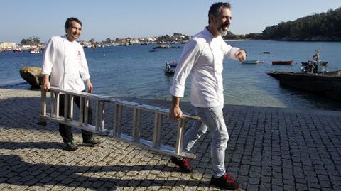 Pepe Solla de Casa Solla y Javier Olleros de Culler de Pau