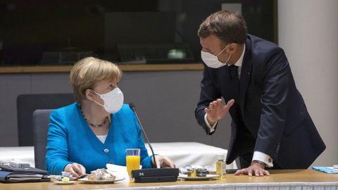 Merkel Y Macron Aseguran Que Hay Esperanzas De Llegar A Un Acuerdo Sobre El Fondo De Recuperacion Este Lunes