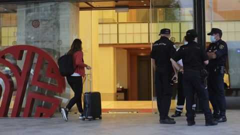 Hotel donde está alojado el Fuenlabrada