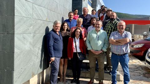 Acto de clausura del anterior taller de empleo de la comarca de Quiroga, que funcionó durante el año pasado