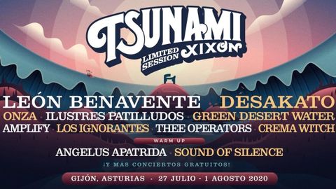 Cartel del Tsunami Xixón de 2020
