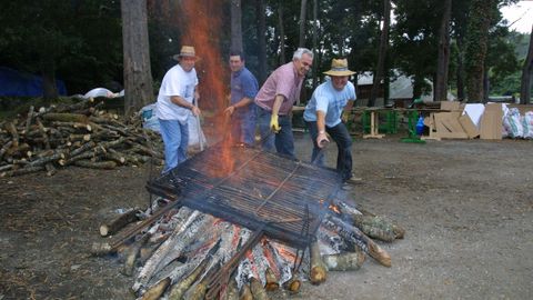 Sardiñada en la romería de Sargadelos en el 2005