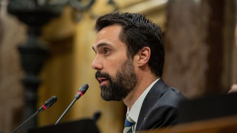 El presidente del Parlamento de Cataluña, Roger Torrent