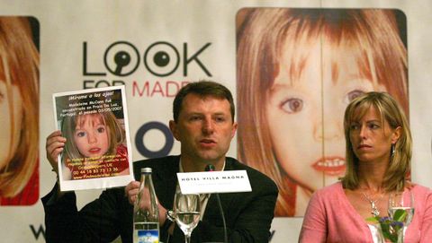 Los padres de Madeleine McCann, la nia britnica de 4 aos desaparecida en el 2007 en Portugal, en una imagen de archivo.