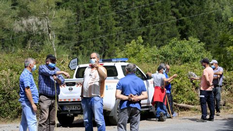 Decenas de vecinos se sumaron a la batida para buscar a Álvaro Pin