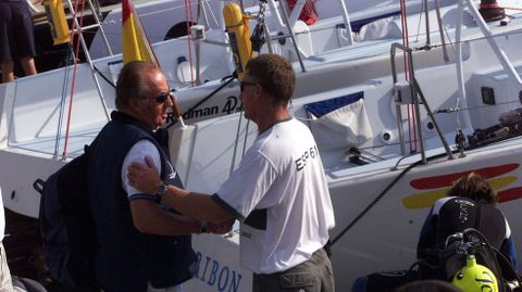 En Sanxenxo para la regata Desafío Audi en el 2002