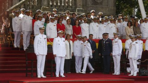 FELIPE VI Y JUAN CARLOS I EN MARÍN EN EL 2017