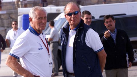 El empresario Josep Cusí con el rey emérito
