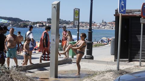 Los dispositivos siguen funcionando con normalidad en Playa América (Nigrán)
