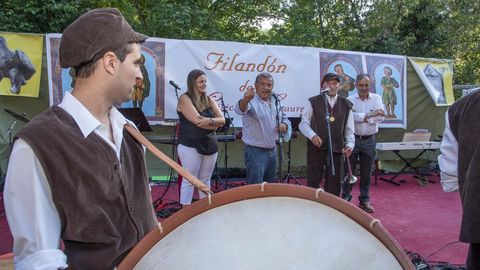 Un momento da anterior edición do Filandón de Músicas do Courel, celebrado en agosto do 2019