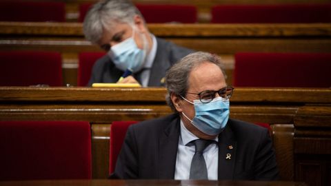 El presidente de la Generalitat, Quim Torra