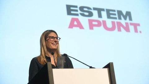 La vicepresidenta de JxCat y diputada en el Parlament, Elsa Artadi