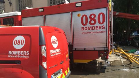 Vehículos de los Bomberos de la Generalitat, en una imagen de archivo.