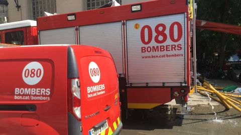 Vehculos de los Bomberos de la Generalitat, en una imagen de archivo.