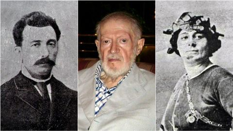 As figuras de Pascual Veiga, Alexandre Finisterre e Miss Gerland forman parte de «Contrahistorias»