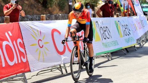 Pello Bilbao (Bahrain-McLaren) fue el ganador y se proclama campeón de España de contrarreloj