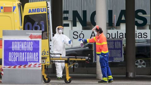 En las urgencias del HULA se tuvo que habilitar el pasado 2020 una zona específca para pacientes covid