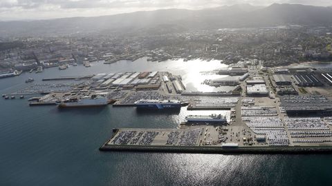 Puertos del Estado gestiona varios muelles en Galicia; entre ellos, el de Vigo, en una imagen de archivo