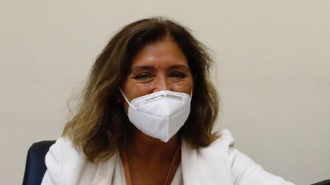 Beatriz Mato, en una foto de agosto del 2020 en Ourol
