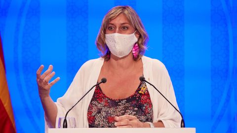 La consellera de Salud, Alba Vergés
