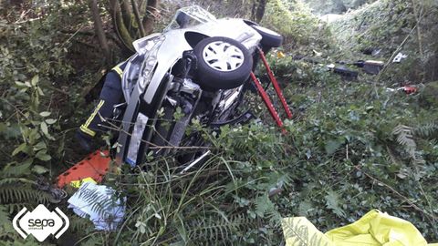 Accidente de trfico en Vegadeo