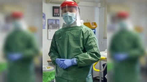 Eloi Conde es teniente enfermero y ahora realiza la función de rastreador