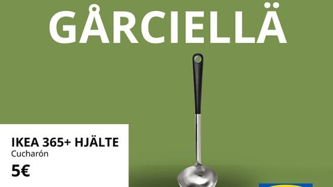 Publicidad de Ikea en asturiano