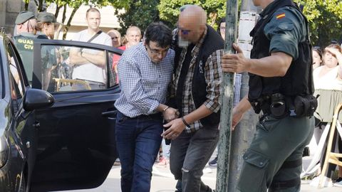 José Luis Abet, cuando fue puesto a disposición judicial