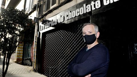 MARCOS VAZQUEZ, UNO DE LOS SOCIOS DE LA FABRICA DE CHOCOLATE CLUB