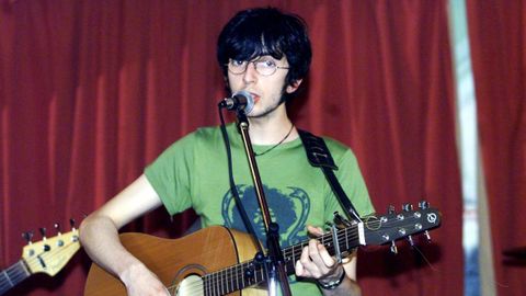 Xoel López, en el año 2001, tocando en la sala Mardi Gras