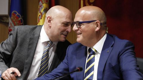 Armando Ojea y José Manuel Baltar, en una foto de archivo
