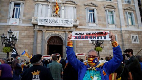 Concentración este lunes frente al Palau de la Generalitat