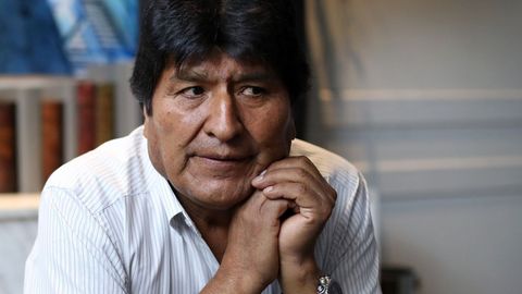 El expresidente de Bolivia, Evo Morales