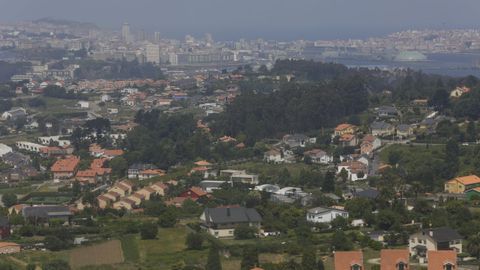 Vista aérea de Oleiros